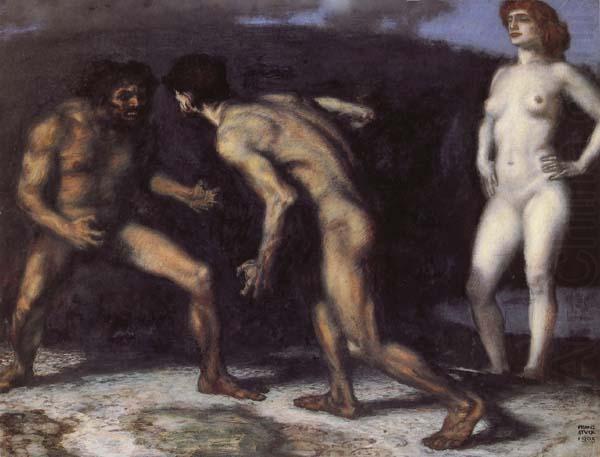 Franz von Stuck Battle for a Woman oil painting picture